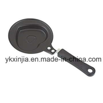 Utensilios de cocina de acero al carbono forma de corazón Mini Cake Pan Cookware